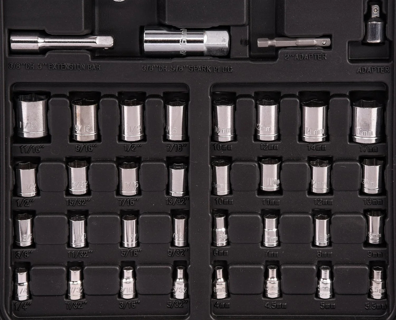 JEGS,12.50 x 24.00 x 3.80" LED Tool Set, 200 Piece
