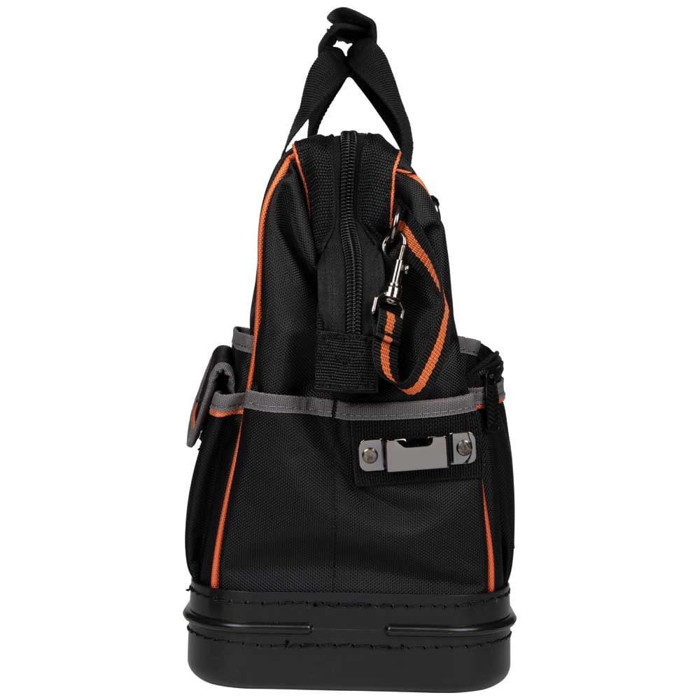 Klein Tools 55431 Black & Orange Tradesman Pro 31 Pocket Lighted Tool Bag