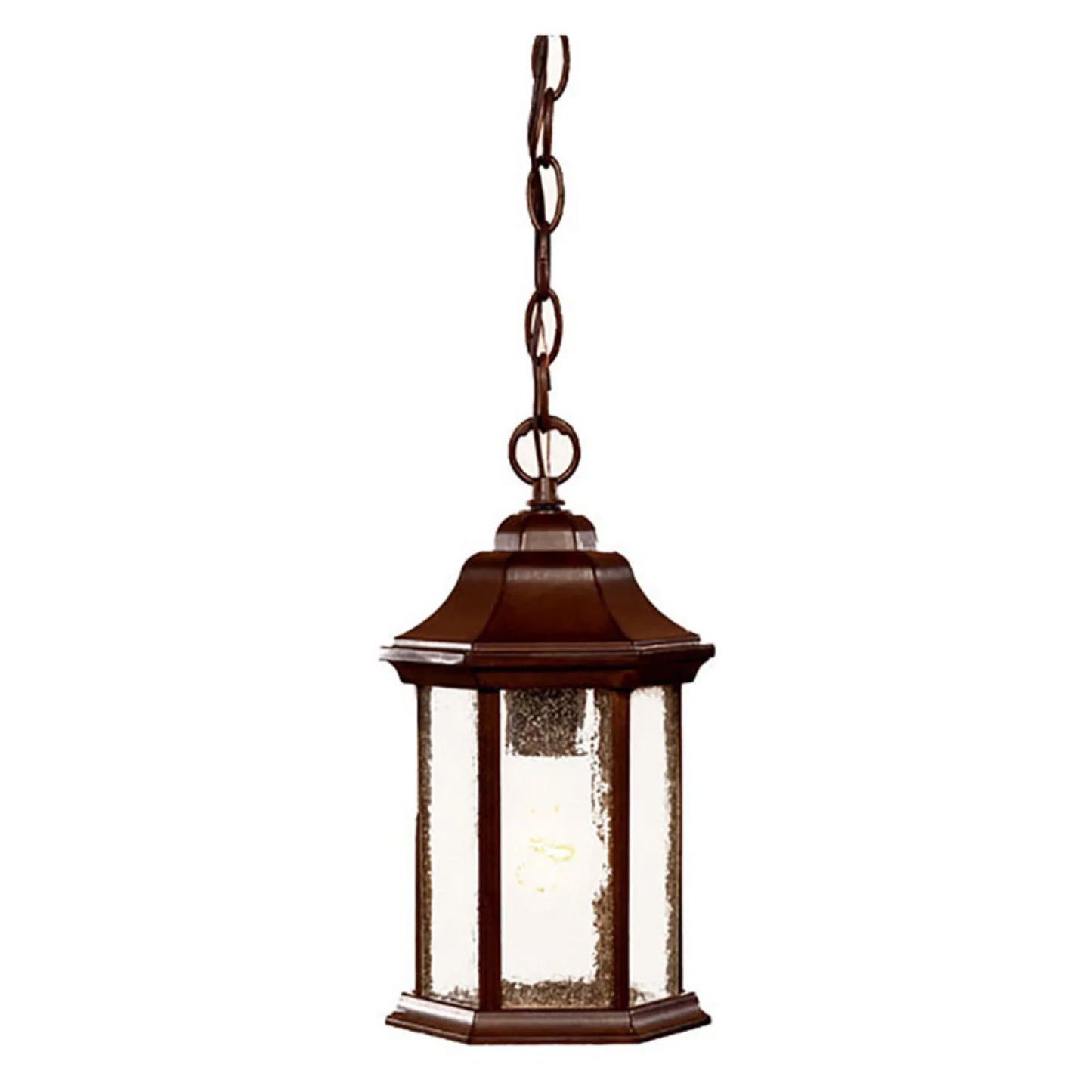 5185BK-Acclaim Lighting-Madison - One Light Outdoor Hanging Lantern - 6 Inches Wide by 12 Inches High
