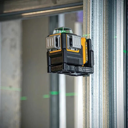 DeWalt DW089LG 12V Max Laser Level, 3-Way 360 Green Degrees Professional Architectural Laser, Rotary and Linear Laser Levelsfor Laser for Home Renovation Layout or Architectural Design