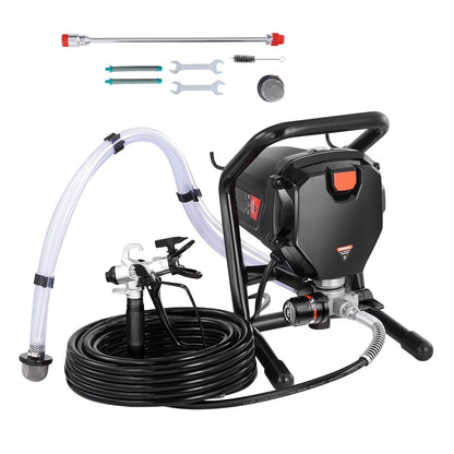 KFFKFF KFFKFF Electric Airless Paint Sprayer, 750W 3000PSI, Ideal for Indoor & Outdoor Furniture, Walls, and Fences, Portable Handheld Sprayer Ensures Smooth & Uniform Coverage