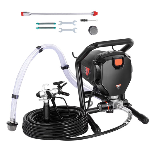 KFFKFF KFFKFF Electric Airless Paint Sprayer, 750W 3000PSI, Ideal for Indoor & Outdoor Furniture, Walls, and Fences, Portable Handheld Sprayer Ensures Smooth & Uniform Coverage