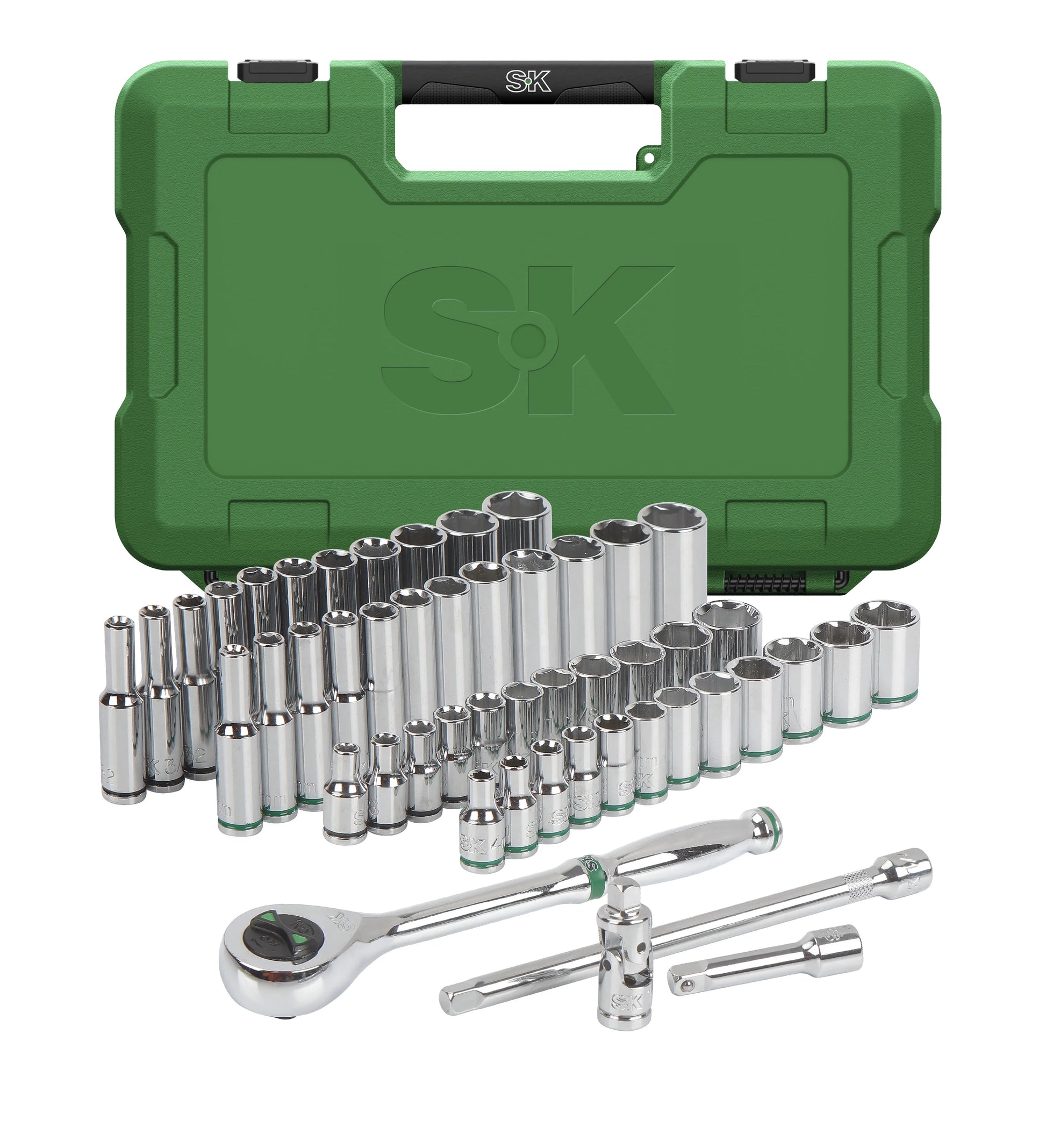 SK Hand Tools SK01354 50 Piece 1/4 160P Mechanic Tool Set