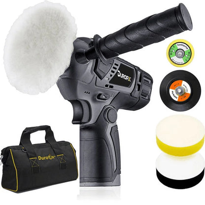 Durofix G12 Series RK12136-2-K6 12V Cordless 3/8" Hammer Drill Power Tool Combo Kit with Compact Polisher Sander, 1 Battery & Charger