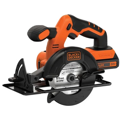 BLACK+DECKER 20-Volt MAX* Lithium-Ion Drill-Driver + Circular Saw Combo Kit, BD2KITCDDCS