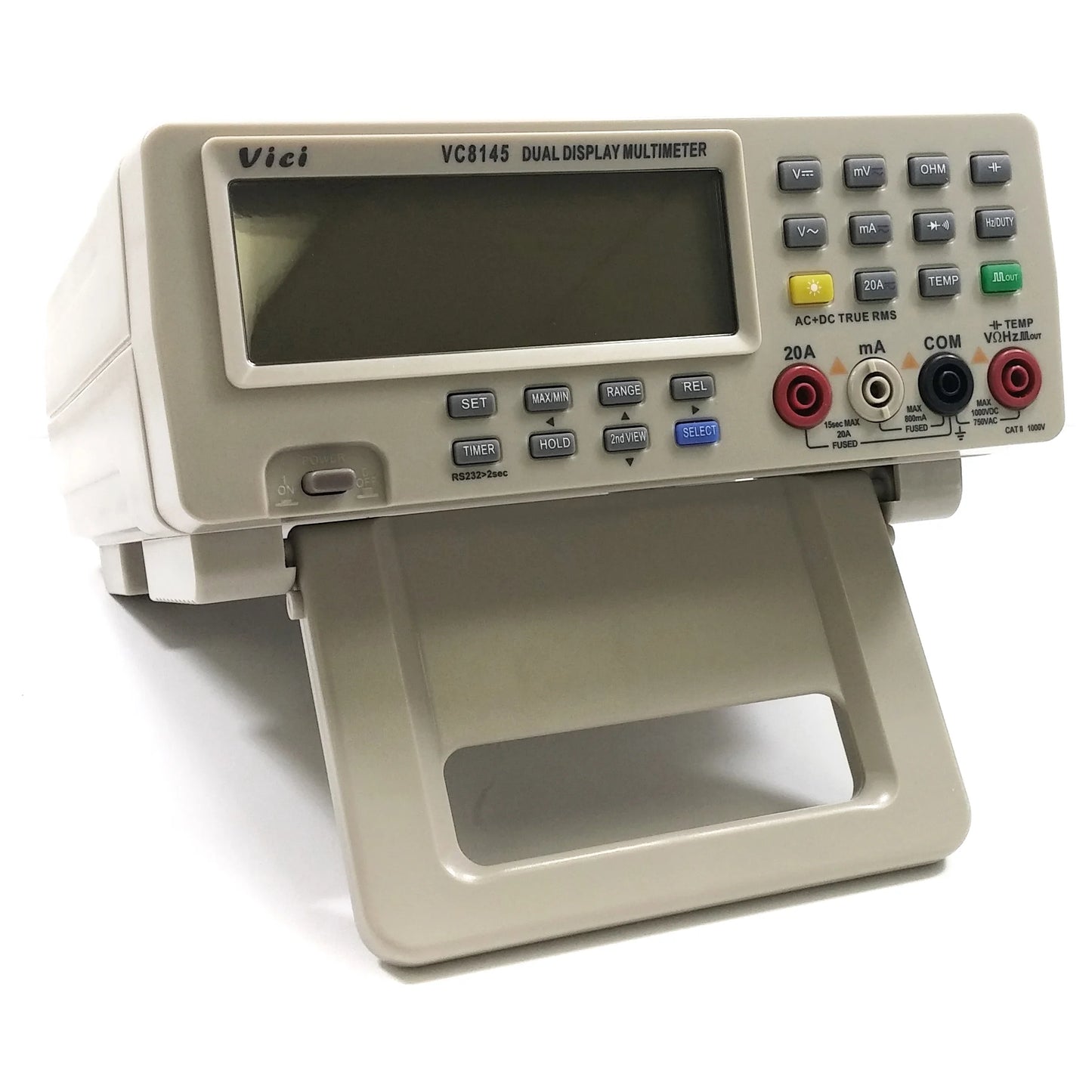 Bench Digital Multimeter with Software for Function Generator via RS-232 Computer Interface (VC8145)