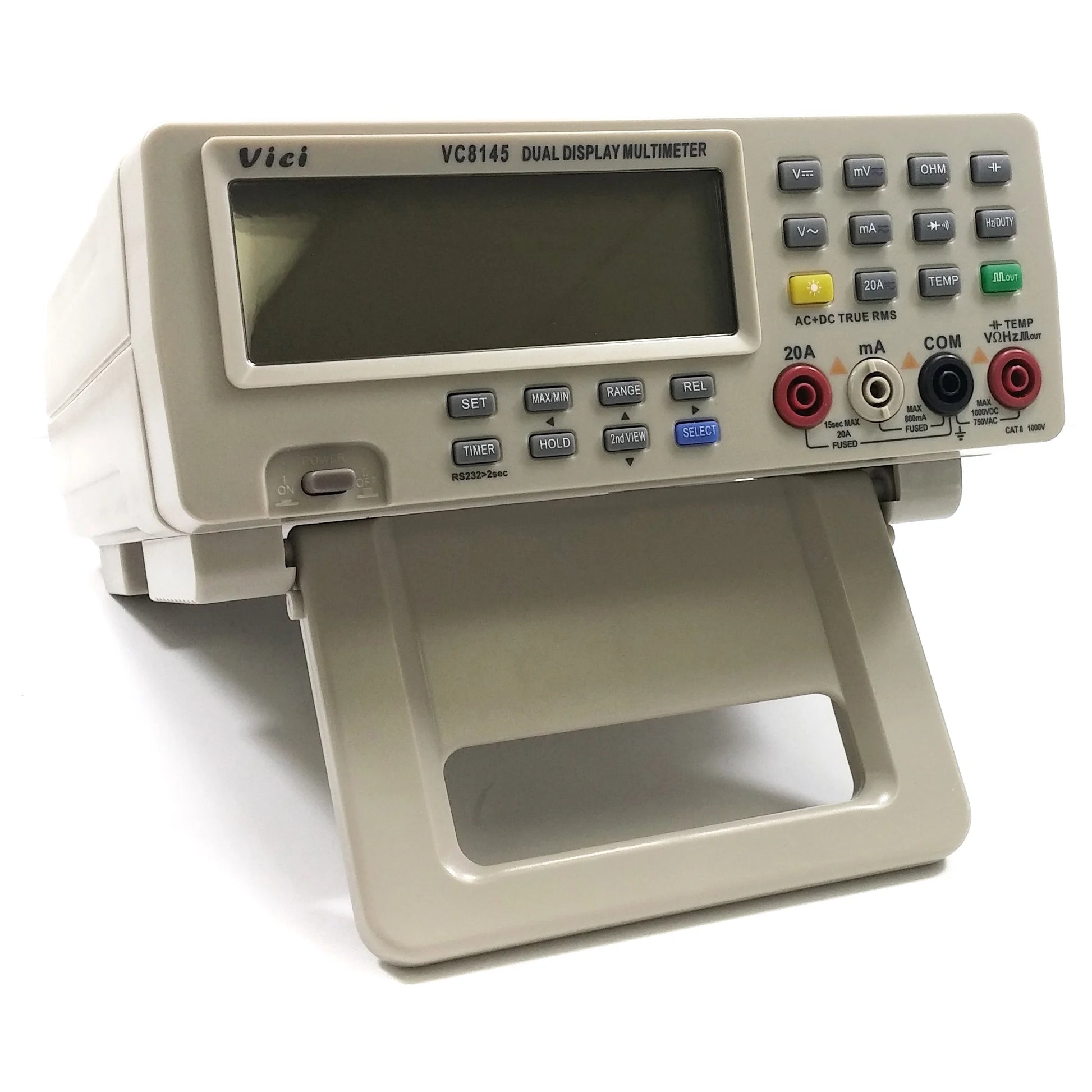 Bench Digital Multimeter with Software for Function Generator via RS-232 Computer Interface (VC8145)
