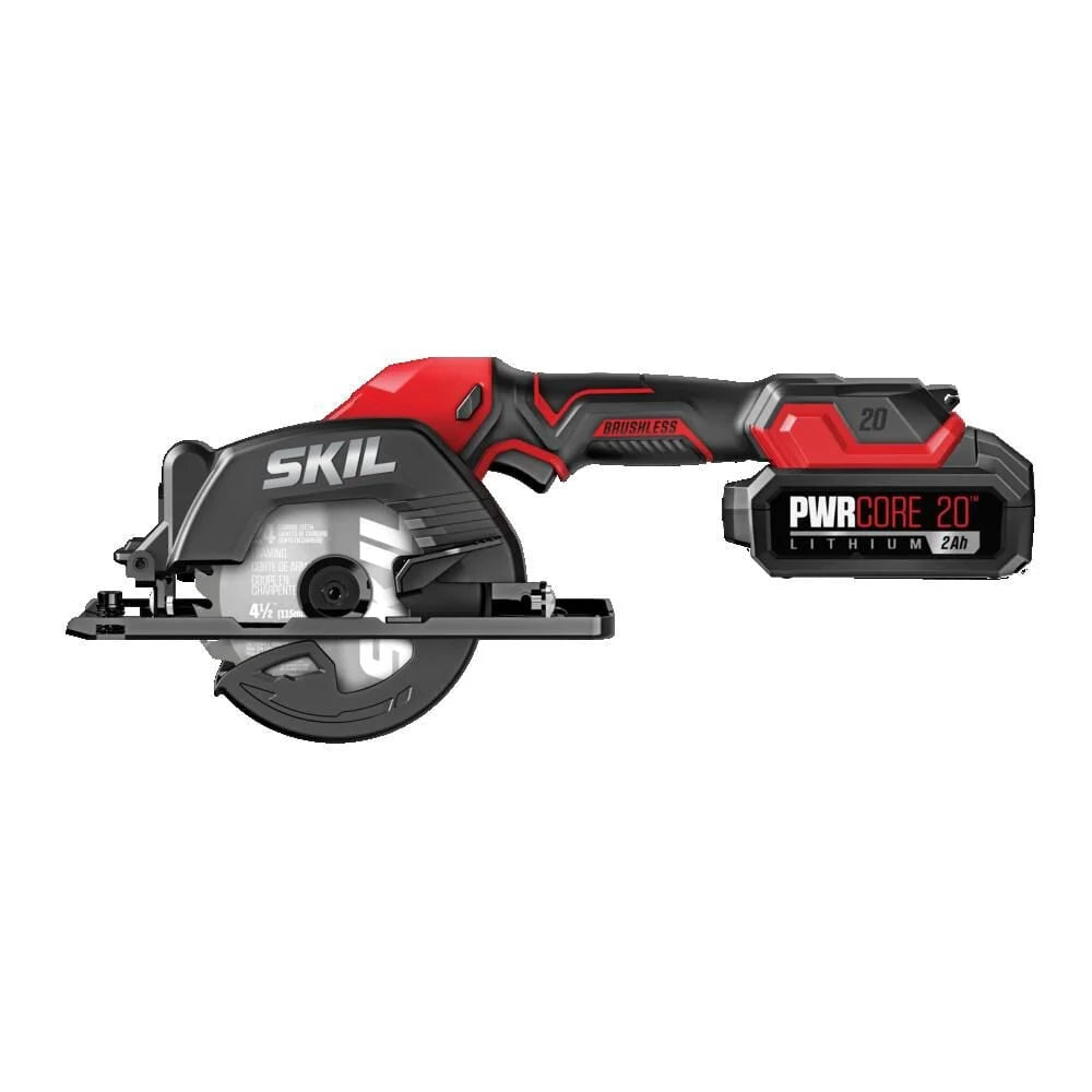 SKIL 20V 4-1/2 in. Cordless Brushless Circular Saw Kit (Battery & Charger)