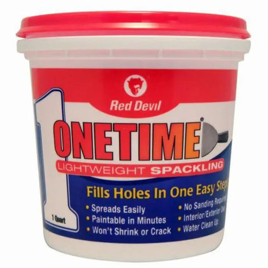60-Pack of 1 qt Red Devil 544 Onetime Light Weight Spackling