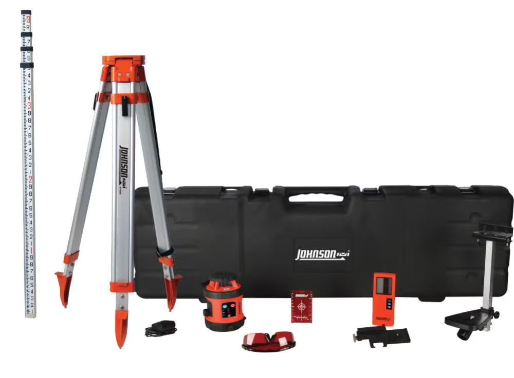 Johnson Level Self-Leveling Horizontal Rotary Laser System