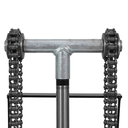 APOLLOLIFT Material Lift Mini Manual Stacker with Removable Flat Bed, 440lbs Load Capacity, 35.4" Max Lifting Height