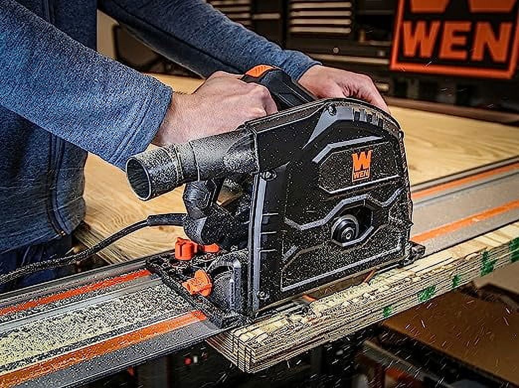 WEN 12-Amp 7-1/4-Inch Variable Speed Plunge Cut Circular Track Saw