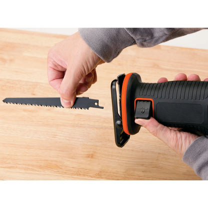 BLACK+DECKER 20V Cordless Reciprocating Saw, 1.5Ah, Battery and Charger Included