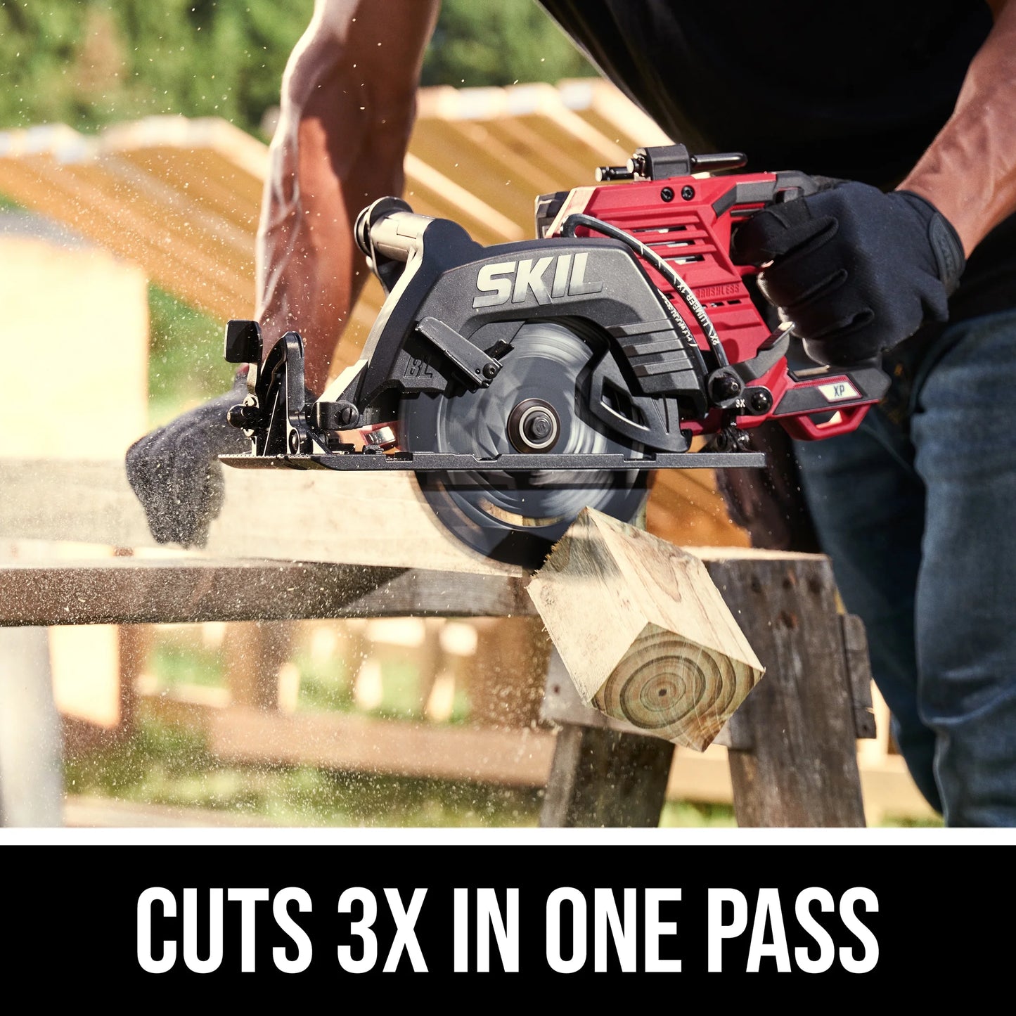 SKIL CR5429B-20 2x20V Brushless 7-1/4'' SKIL Rear Handle Circular Saw Kit