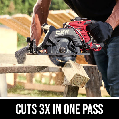 SKIL CR5429B-20 2x20V Brushless 7-1/4'' SKIL Rear Handle Circular Saw Kit
