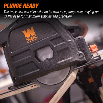 WEN 10-Amp 6.5-Inch Plunge Cut Sidewinder Circular Track Saw, CT1065