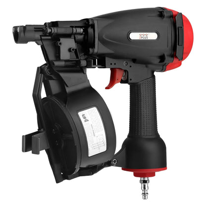 3PLUS HCN45SP 11 Gauge 15 Degree 3/4" to 1-3/4" Coil Roofing Nailer Pneumatic Roof Nail Gun