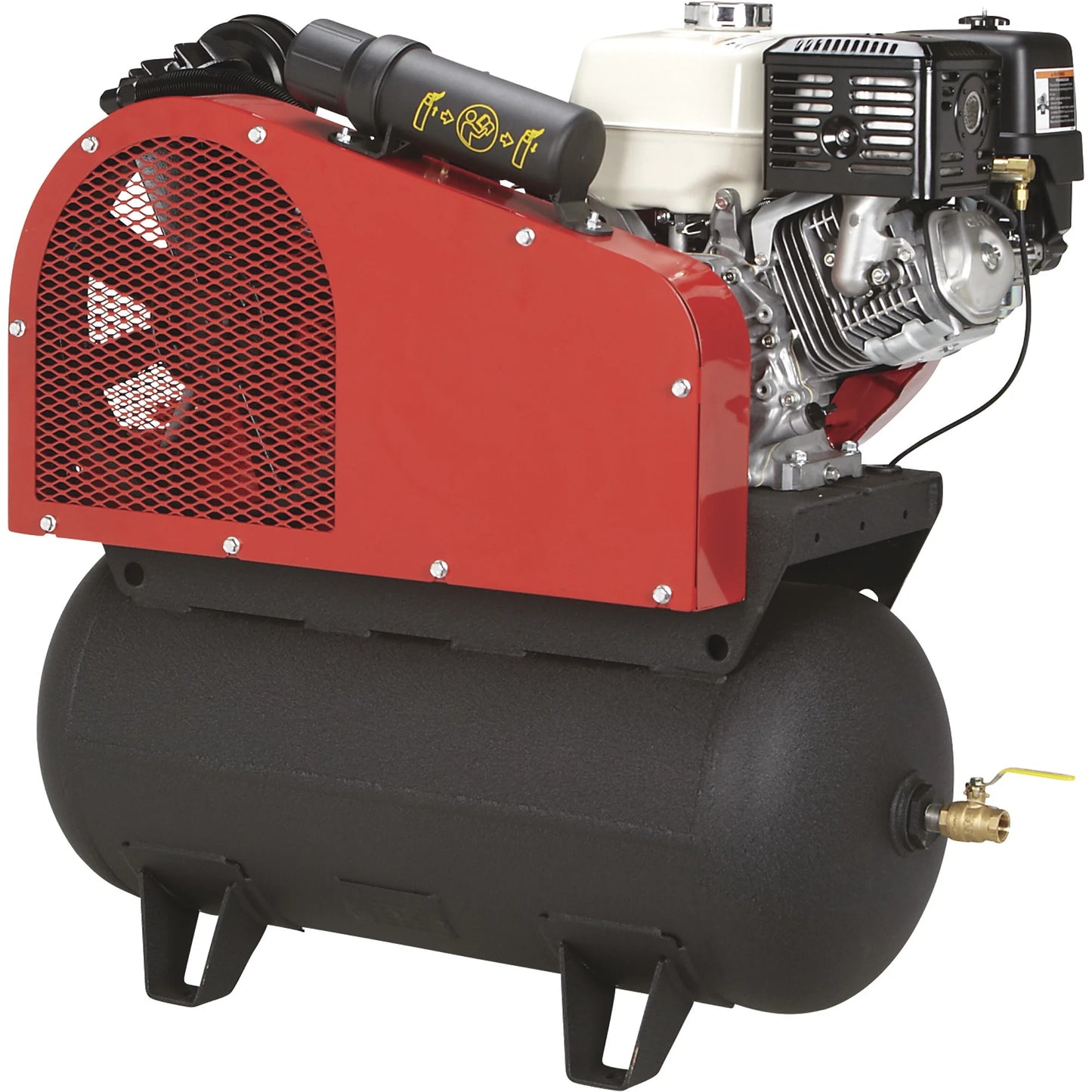 NorthStar Gas-Powered Air Compressor, Honda GX390 OHV Engine, 30-Gallon Horizontal Tank, 24.4 CFM @ 90 PSI