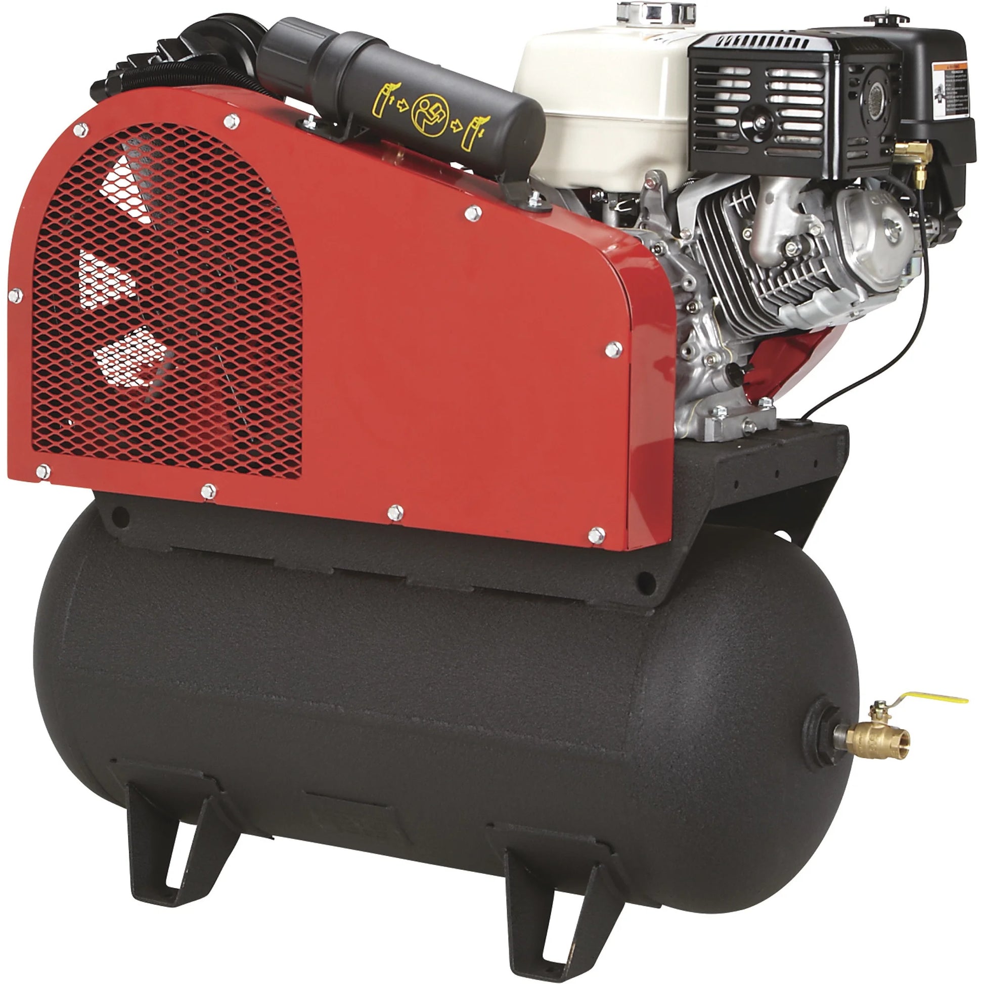 NorthStar Gas-Powered Air Compressor, Honda GX390 OHV Engine, 30-Gallon Horizontal Tank, 24.4 CFM @ 90 PSI