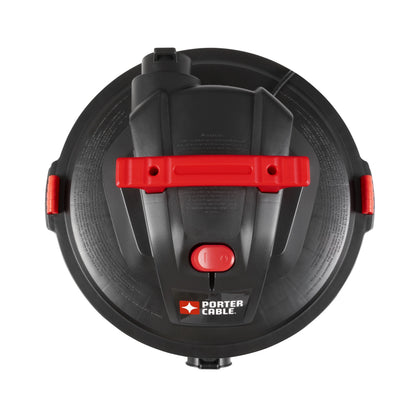 Porter Cable 10 Gallon 5HP Portable Poly Wet/Dry Vacuum PCX18604P-10A