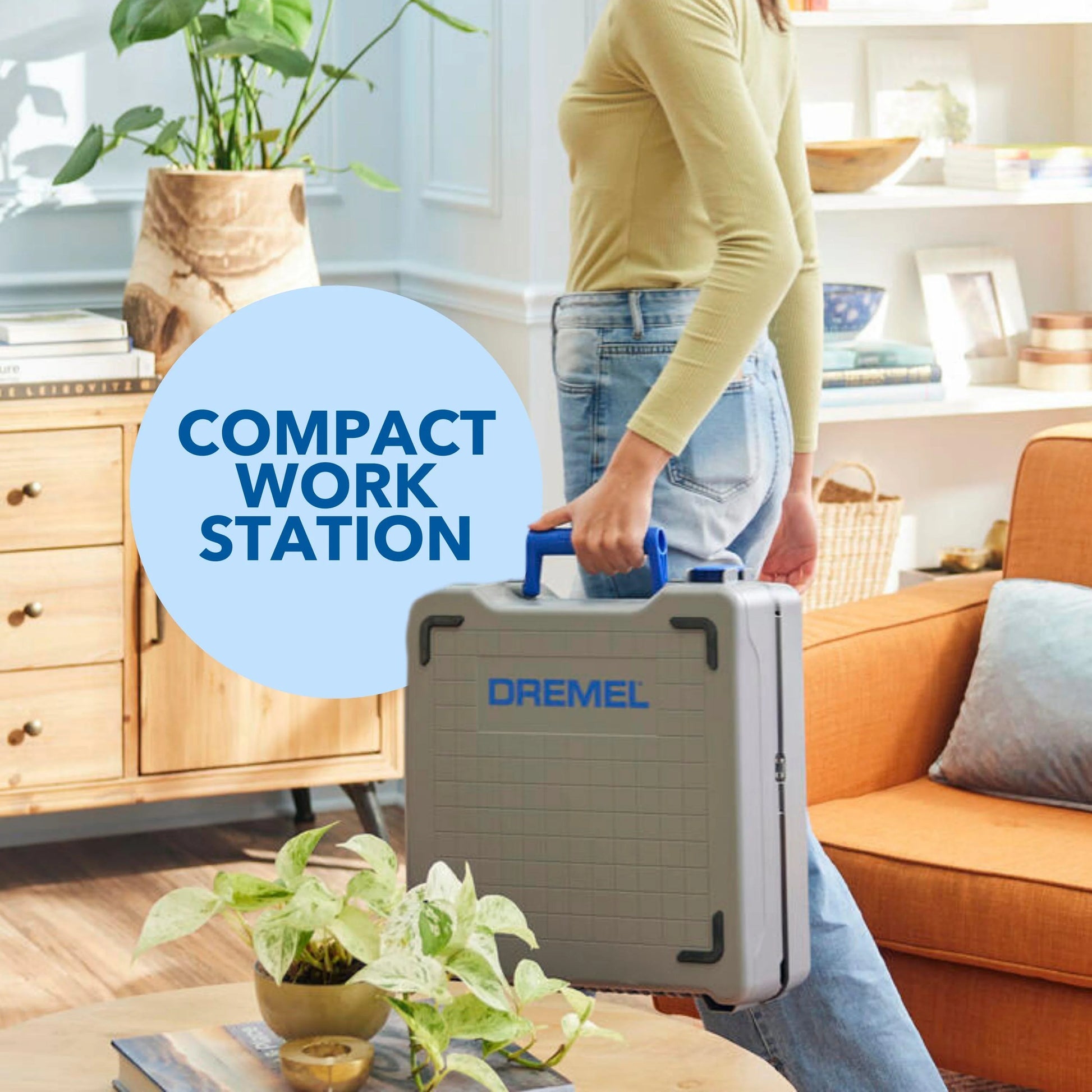 Dremel Blueprint Portable Saw Station with 12V Compact Circular Saw and Multi-Purpose Cutting Case (CS12V-S1C)