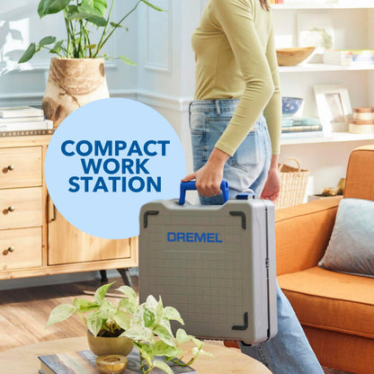 Dremel Blueprint Portable Saw Station with 12V Compact Circular Saw and Multi-Purpose Cutting Case (CS12V-S1C)