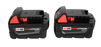 Milwaukee M18 Cordless 18V 4-Tool Kit (Drill/Driver, Hackzall, Impact Driver, Light) 2695-24 with (2) 3Ah Batteries, Charger, & Tool Bag