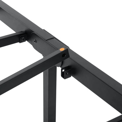 Lusimo Queen Bed Frame Heavy Duty Anti-Slip Support Metal Platform Bed Frame Queen Size with 16" Large Under Bed Storage Space Easy Lock Assembly