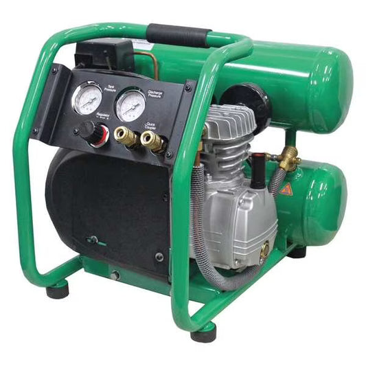 Speedaire Portable Air Compressor,4 gal,Twin Stack 11X355