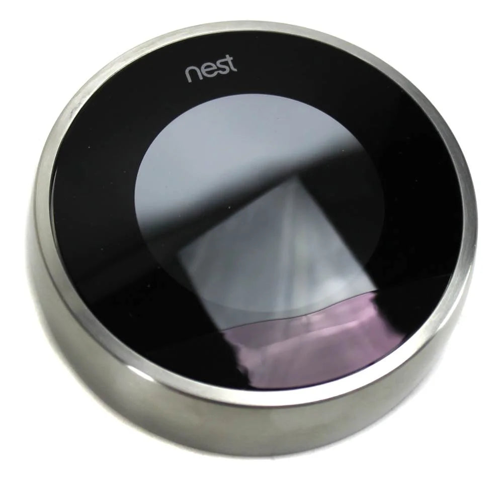 Nest Learning 2nd Generation Heating Cooling Smart Thermostat, Stainless Steel