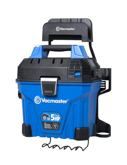 Vacumaster 5 Gallon Remote Control Wall Mount Wet/Dry Vacuum Tank