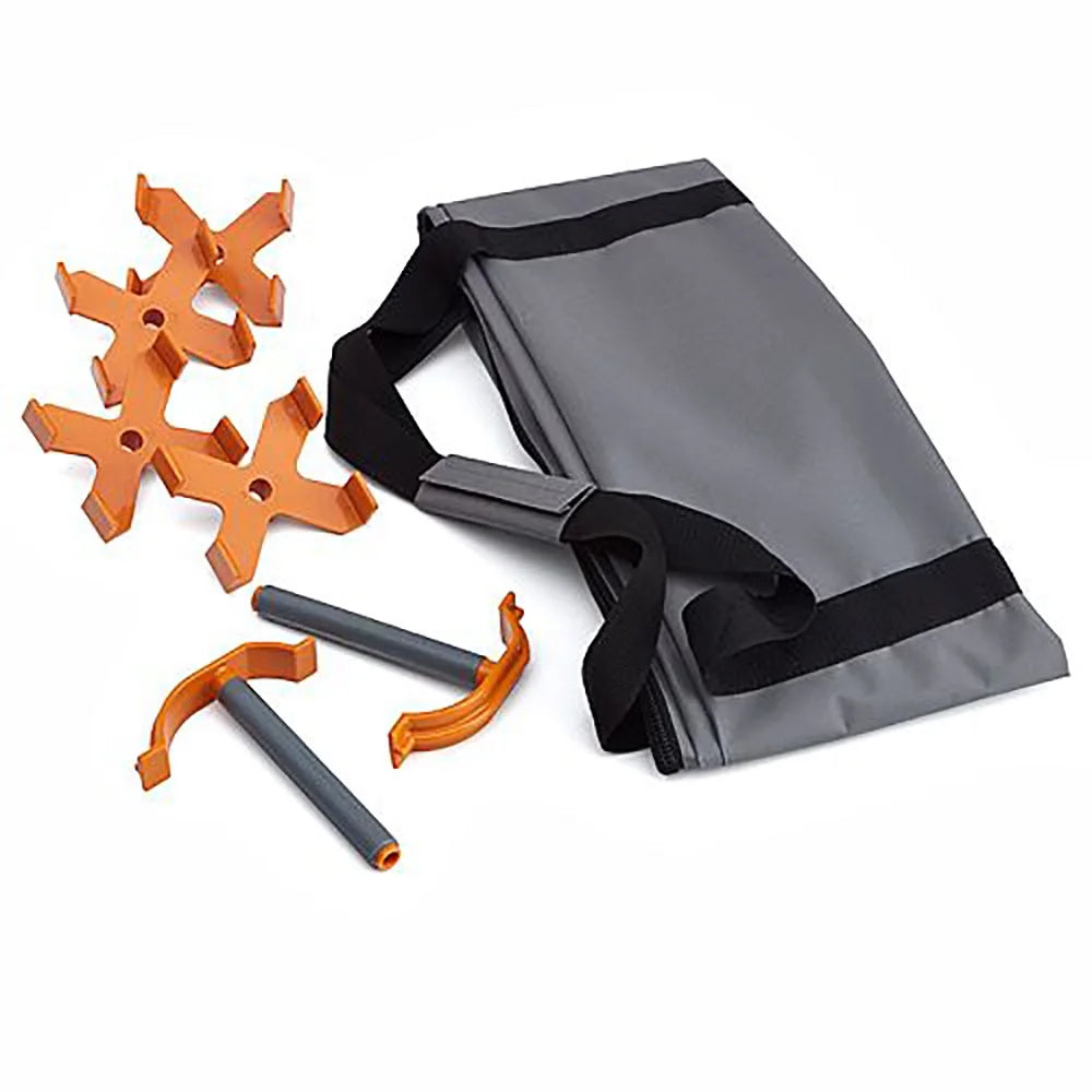 CK6S 30 in. x 24 in. x 48 in. Steel Centipede Work Support Sawhorse with Accessories
