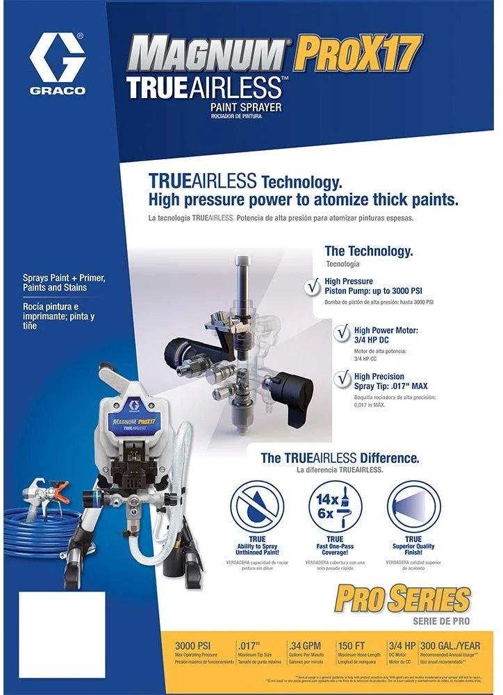 Graco 17G177 Magnum ProX17 Stand Paint Sprayer
