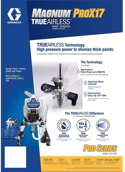 Graco 17G177 Magnum ProX17 Stand Paint Sprayer