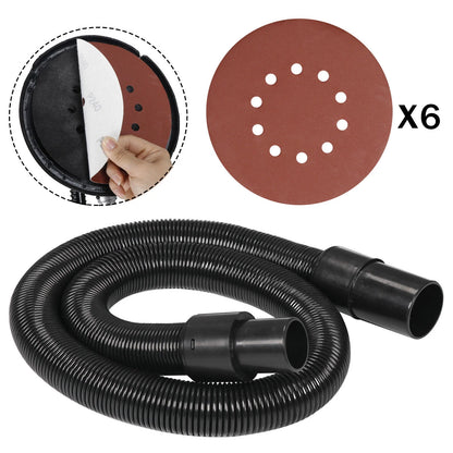 800W Electric Drywall Sander Adjustable Variable Speed with 6Pcs Sanding Pads