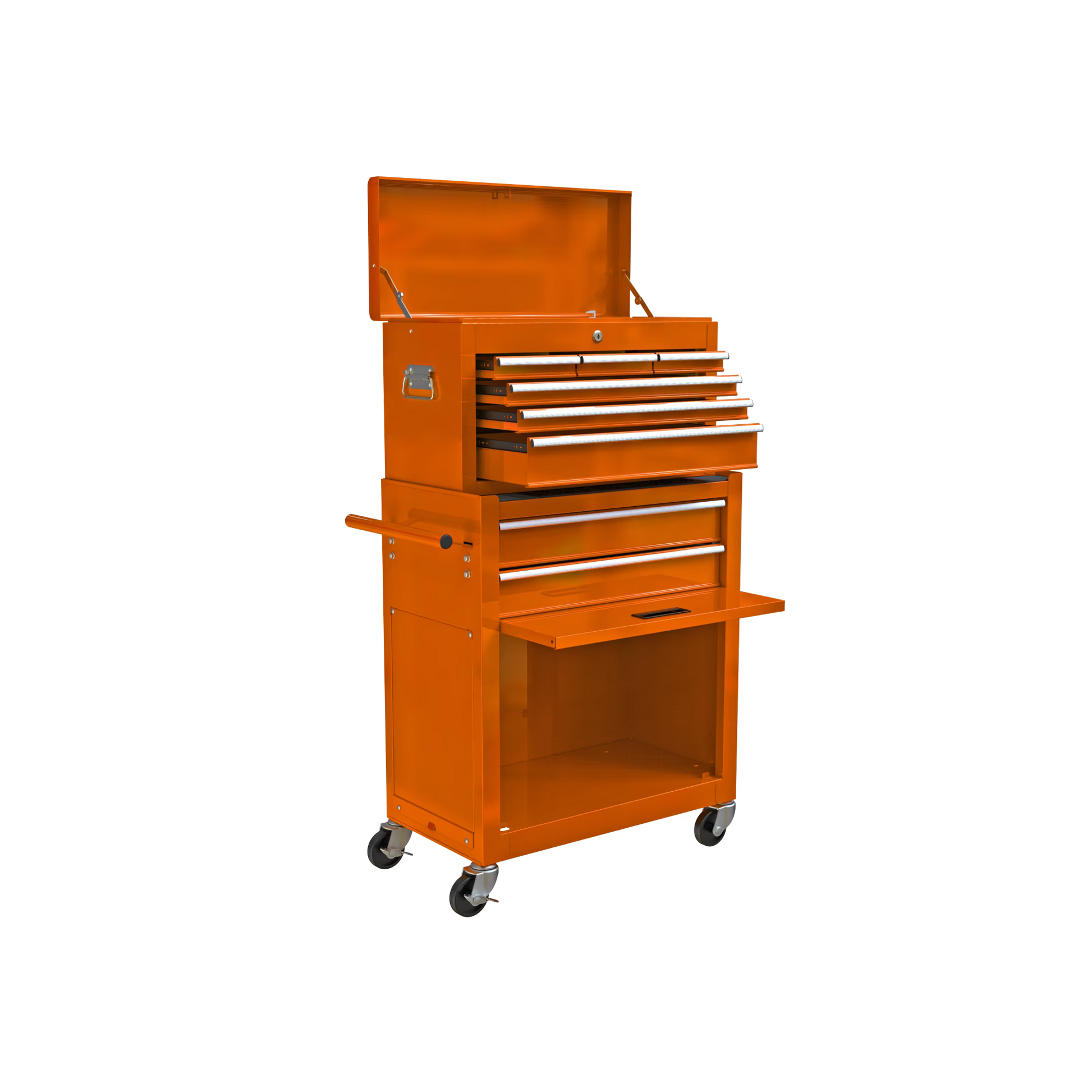 Rolling Tool Chest with Wheels and Drawers, 8-Drawer Tool Storage Cabinet