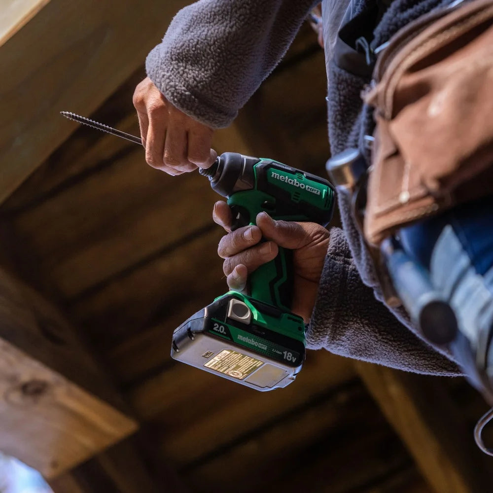 Metabo HPT KC18DDX4SM 18V MultiVolt Brushless Lithium-Ion Cordless 4-Tool Sub-Compact Combo Kit with 2 Batteries (2 Ah)