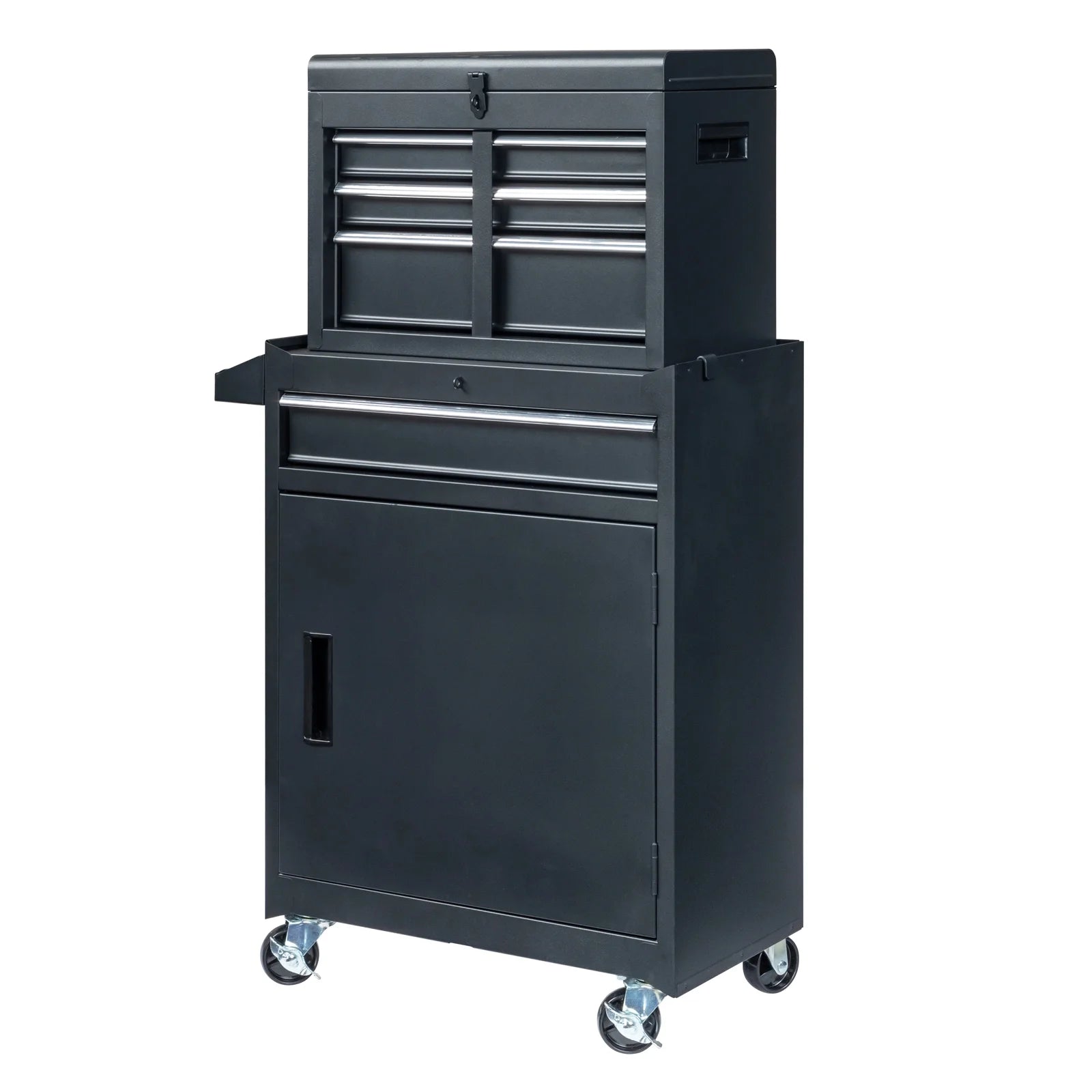BaytoCare 4-Drawer Rolling Tool Chest for Garage, Warehouse, Factory, Black