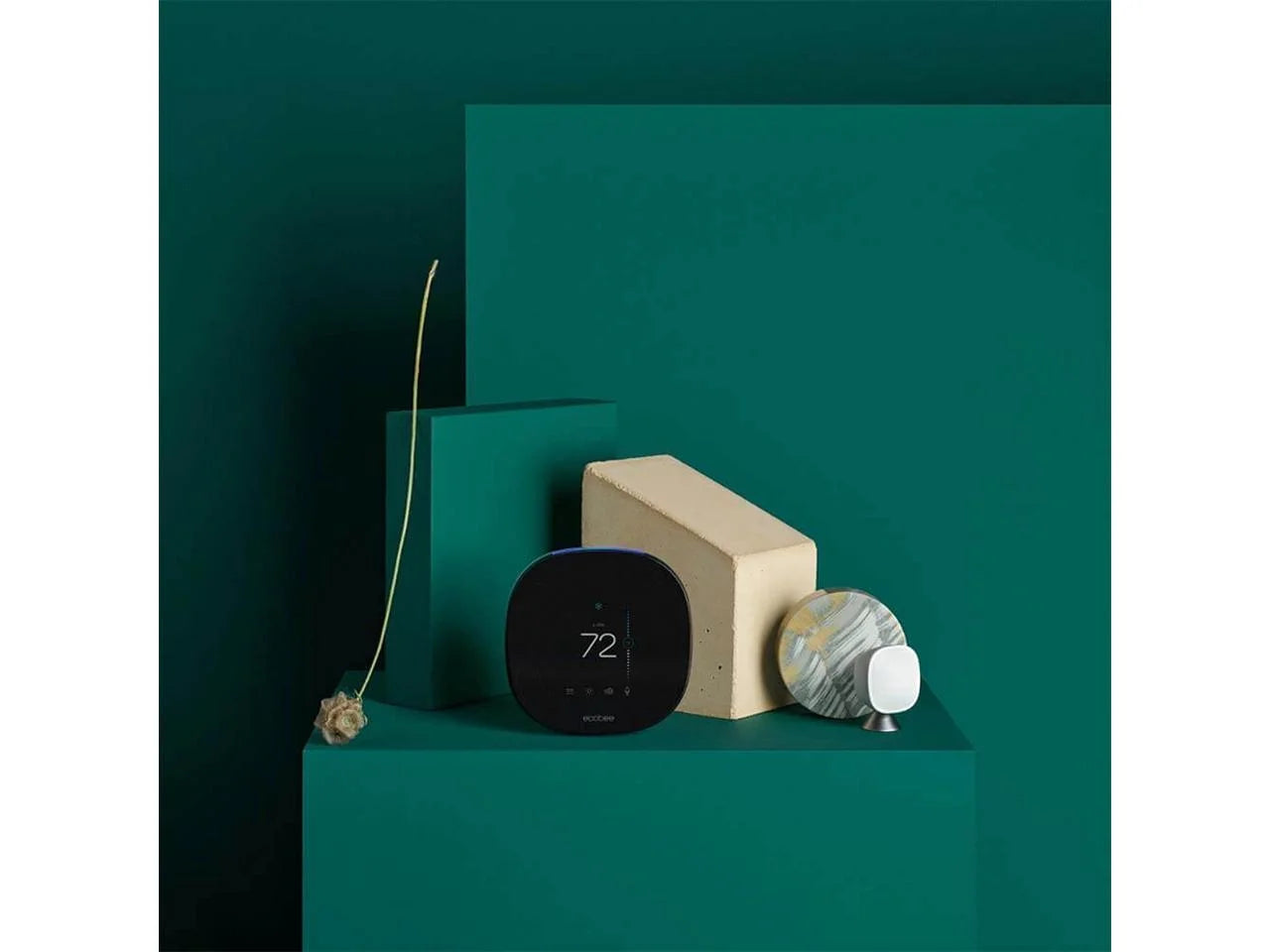 Ecobee Smart Thermostat with Voice Control Compatible with Google Assist, Alexa, and Homekit (EB-STATE5- 01)