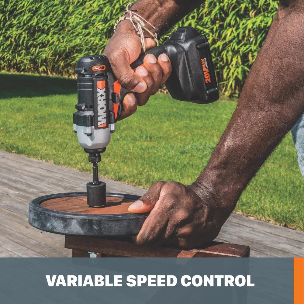 Worx WX291L.9 20V Power Share Cordless Impact Driver (Tool Only)