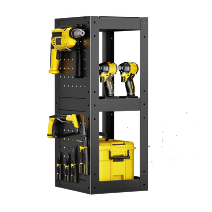 Gewna 5 Drawers Rolling Garage Tool Chest with Locking System,Metal Storage Cart with Side Cabinet,Protective Liner & Tool Rack for Garage Workshop