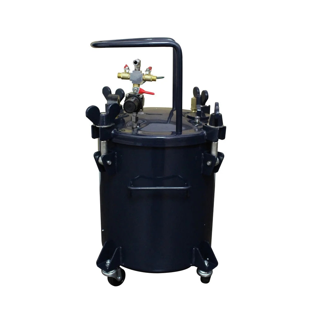 California Air Tools CAT-365C 5 Gallon 80 PSI Oil-Free Vertical Dolly Pressure Pot