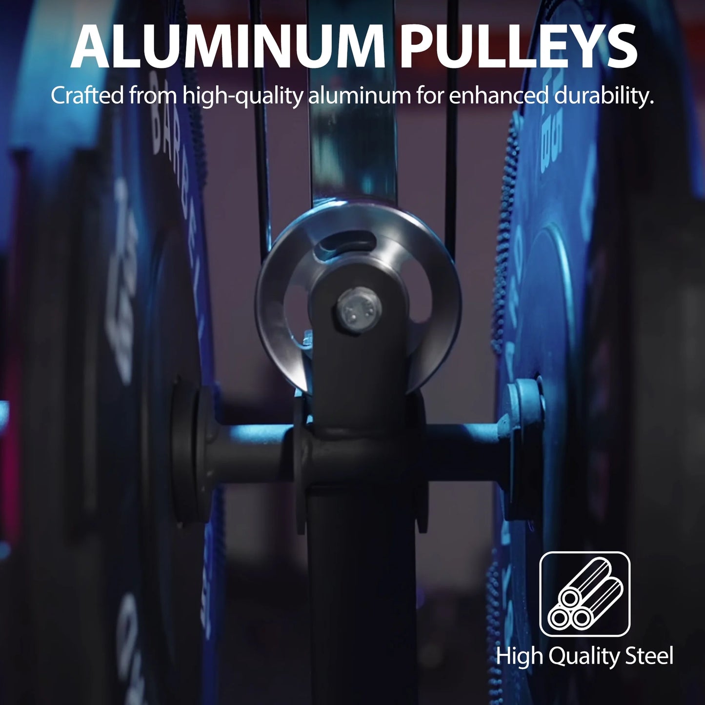 Mikolo Pulley system for home gym, Aluminum GYM Pulley Wheel Universal Aluminum Alloy Bearing Pulley Wheel for Cable Machine Gym Equipment Part Garage Door, 18PCS