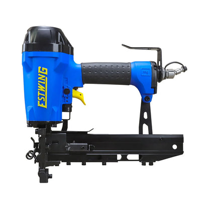 Estwing EFS105 Pneumatic 10.5-Gauge 1-9/16" Fencing Stapler with Adjustable Metal Belt Hook, 1/4" NPT Industrial Swivel Fitting, and Bag