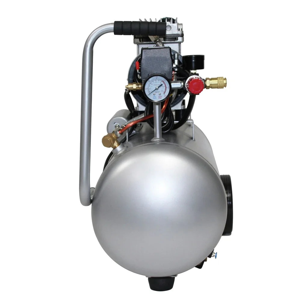 California Air Tools CAT-8010AD 1 HP 8-Gal. Ultra-Quiet and Oil-Free Steel Tank Air Compressor with Auto Drain Valve