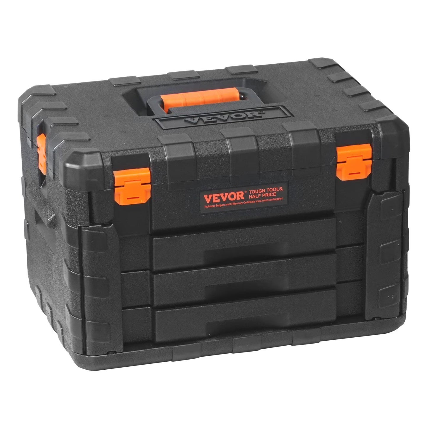 450-Piece Mechanics Tool Set with 1/4", 3/8", 1/2" Drive Sockets - SAE & Metric, Includes Wrenches, Bits, Case