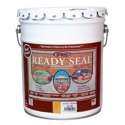 16-Pack of 5 gal Ready Seal 505 Natural (Light Oak) Exterior Stain and Sealer For Wood