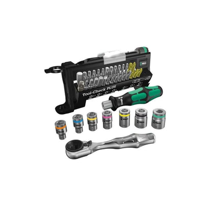 Wera Tools Tool-Check Plus Tool Set With Bitholding Screwdriver, 39 Pieces