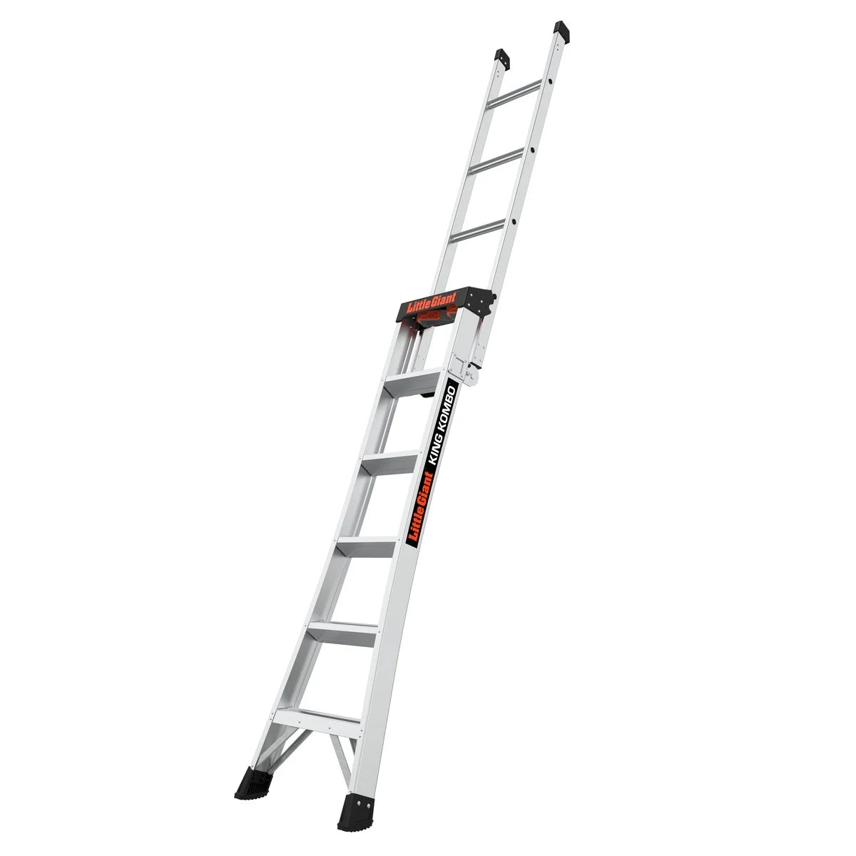 Little Giant Ladder Systems King Kombo 6'-10' Aluminum 3-in-1 Combo Ladder, Type 1A - 300 lbs. Rated