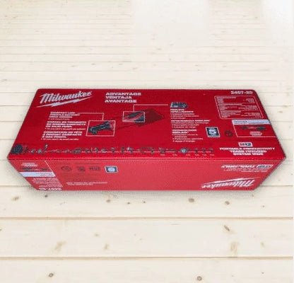 Milwaukee 2457-20 M12 Cordless 3/8" Ratchet - 35 ft-lbs Torque, 250 RPM, Low-Profile Head, Variable-Speed Trigger, Compact & Durable Design (Bare Tool)